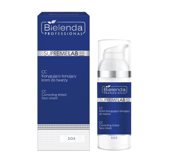 Bielenda Professional SupremeLab S.O.S korygująco-tonujący krem CC do twarzy 50ml (P1)