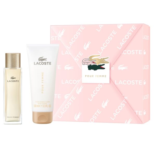 Lacoste Pour Femme zestaw woda perfumowana spray 50ml + balsam do ciała 100ml (P1)