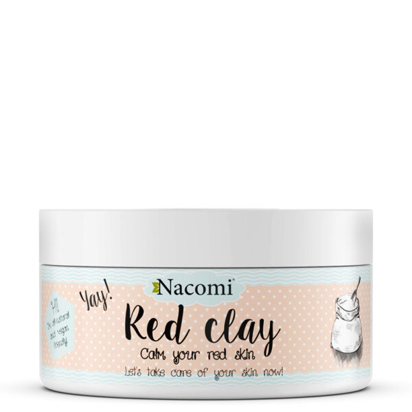 Nacomi Red Clay czerwona glinka rozjaśniająca 100g (P1)