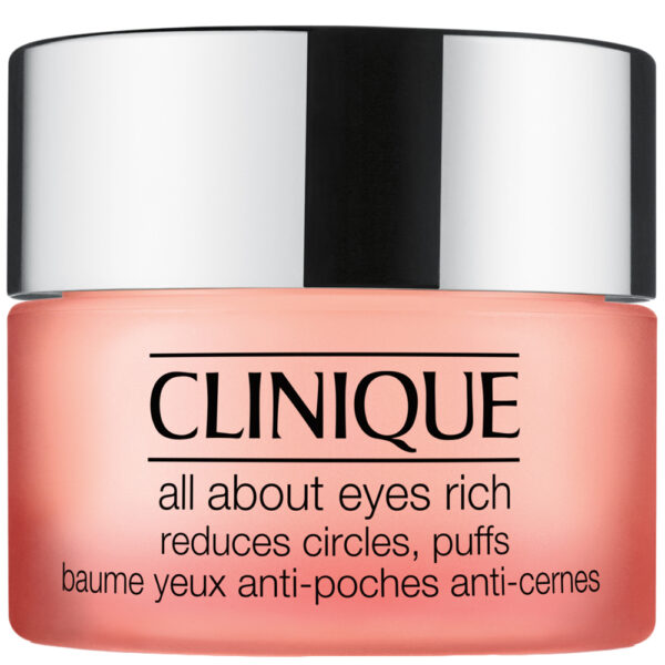 Clinique All About Eyes™ Rich Cream bogaty krem pod oczy redukujący sińce i opuchliznę oraz linie i drobne zmarszczki 15ml (P1)