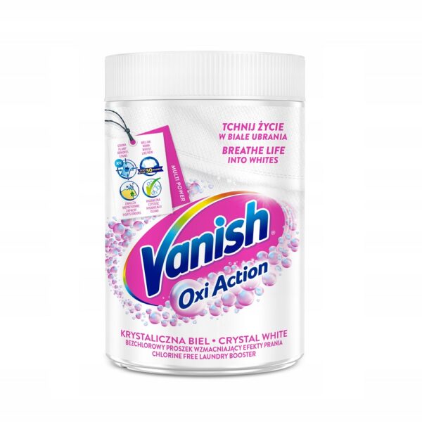 Vanish Oxi Action odplamiacz do białych tkanin w proszku 500g (P1)