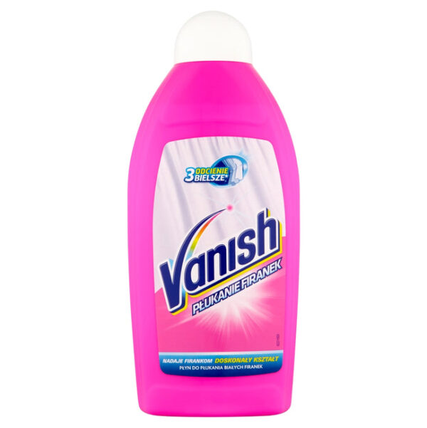 Vanish Płukanie firanek płyn do płukania białych firanek 500ml (P1)