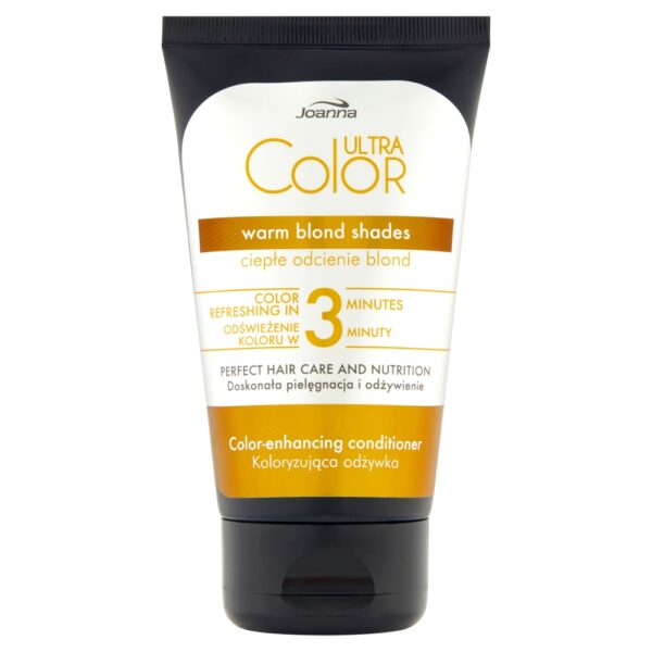 Joanna Ultra Color koloryzująca odżywka ciepłe odcienie blond 100g (P1)