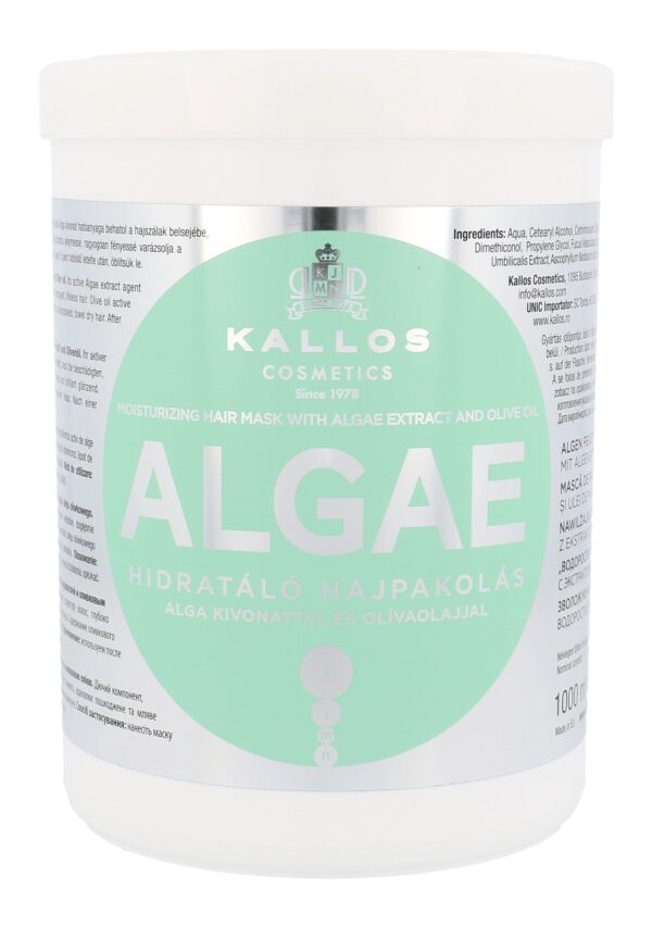 Maska do włosów Kallos Cosmetics Algae