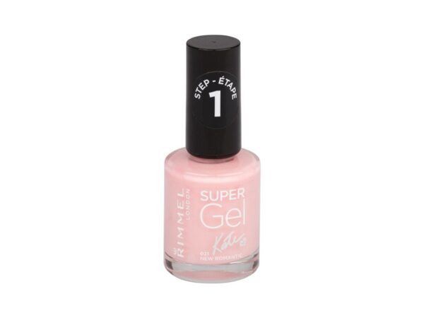 Rimmel London  021 New Romantic Super Gel By Kate STEP1    Lakier do paznokci 12 ml (W)  (P2)